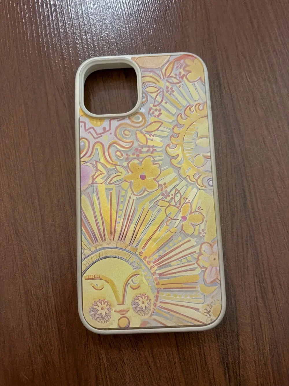 Sunrise Floral Yellow iPhone Case - Unbranded